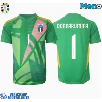 Italy Gianluigi Donnarumma #1 Goalkeeper Replica Away Shirt Euro 2024 Short Sleeve